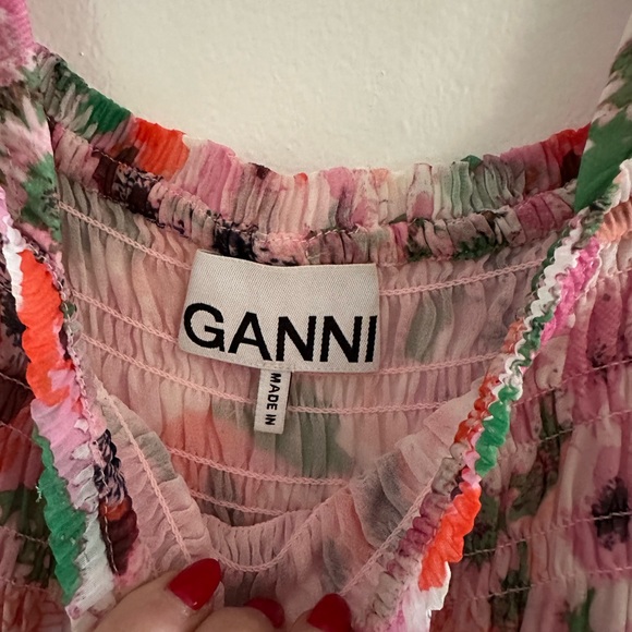 Ganni Ruffled Dress - Picture 2 of 4